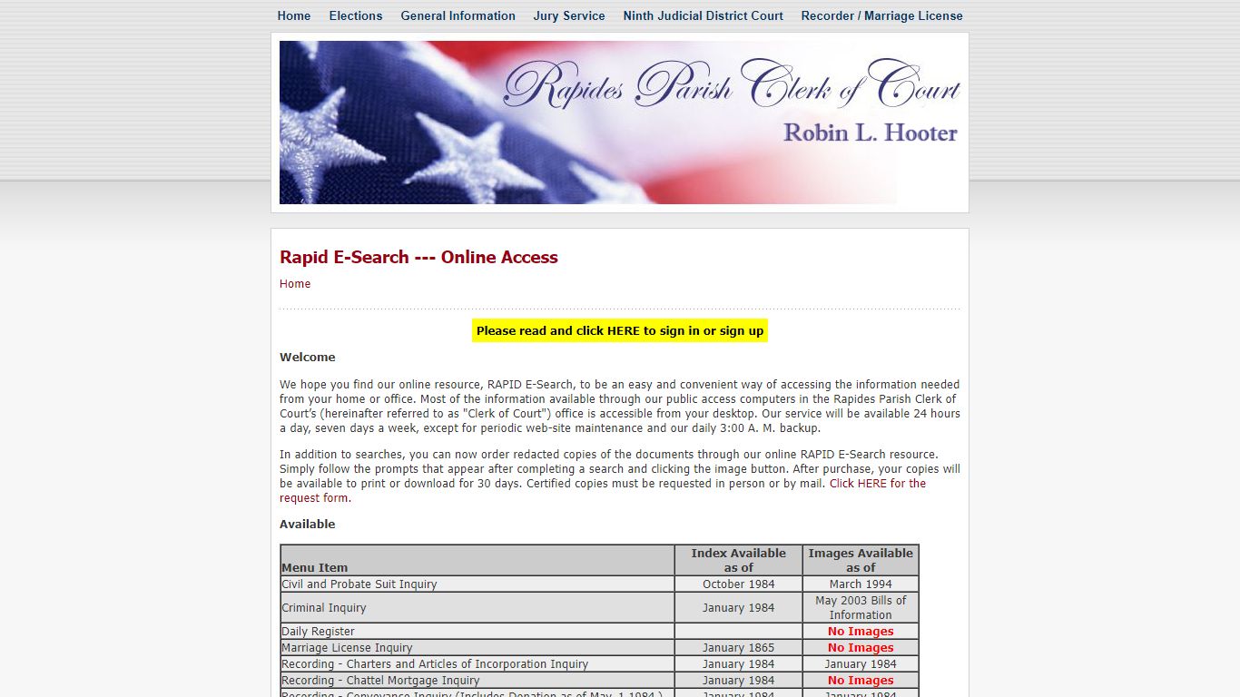 Rapides Parish Clerk of Court